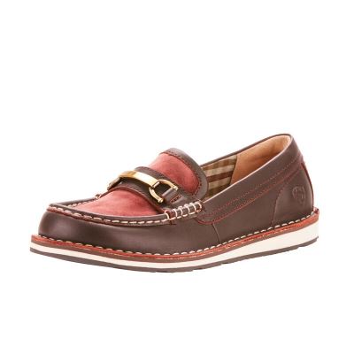 Ariat Ivy Cruiser Bordo / Kahverengi Loafer Ayakkabı Bayan (35315-301)